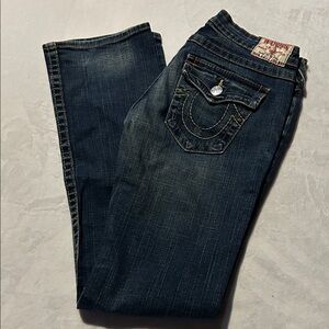 True Religion low rise Billy jeans